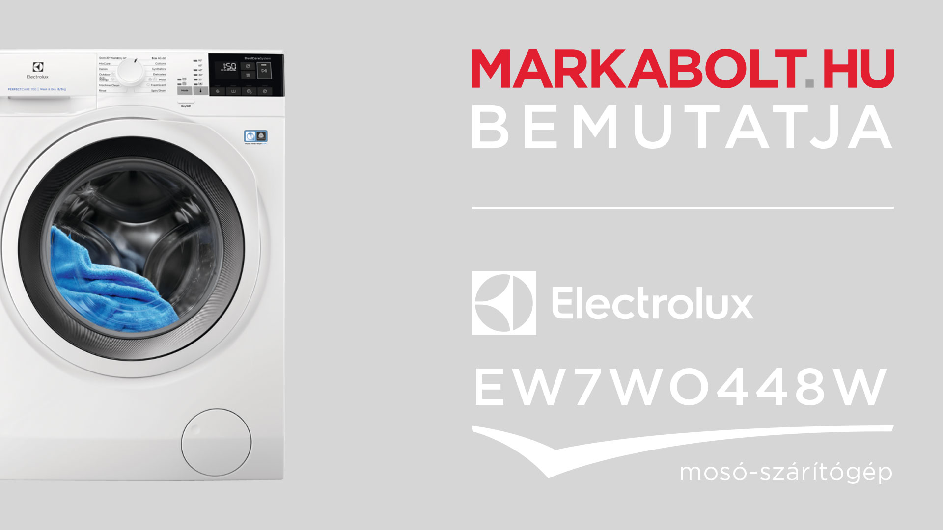N&eacute;zd meg a Electrolux EW7WO448W vide&oacute;j&aacute;t