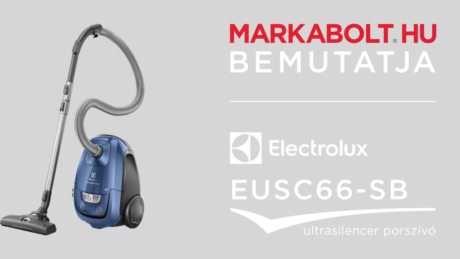 N&eacute;zd meg a Electrolux EUSC66-SB vide&oacute;j&aacute;t