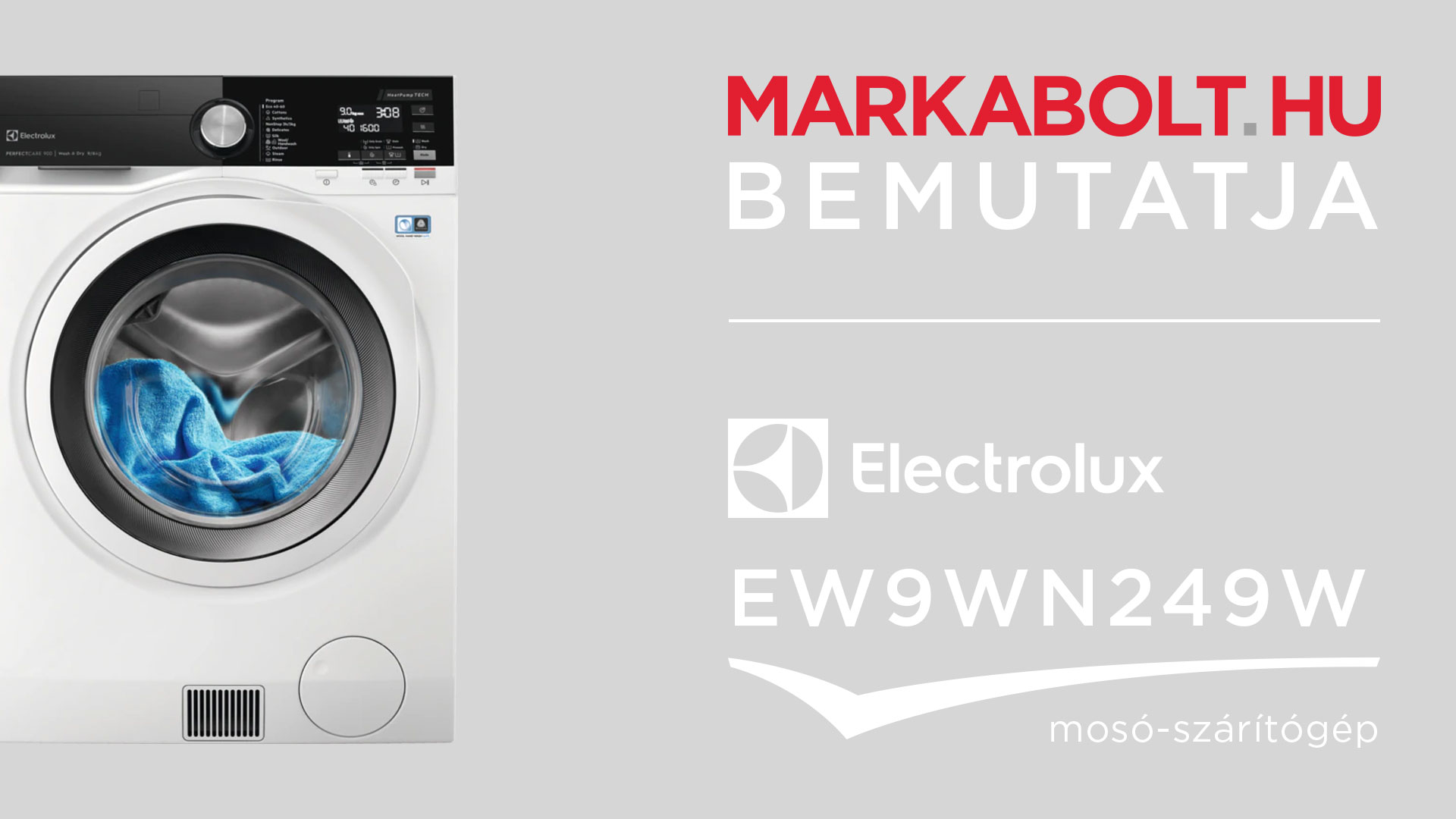 N&eacute;zd meg a Electrolux EW9WN249W vide&oacute;j&aacute;t