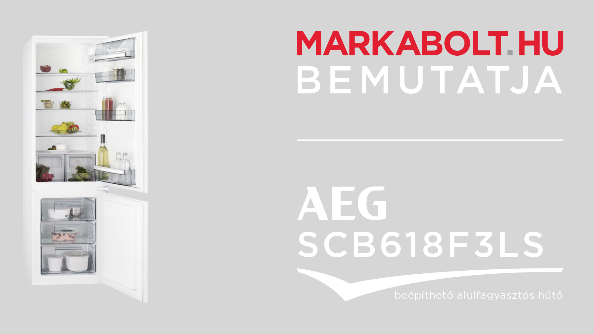 N&eacute;zd meg a AEG SCB618F3LS vide&oacute;j&aacute;t