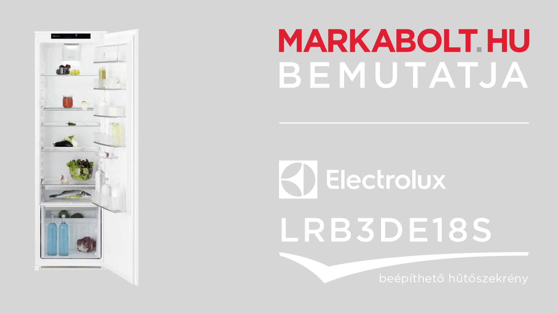 N&eacute;zd meg a Electrolux LRB3DE18S vide&oacute;j&aacute;t