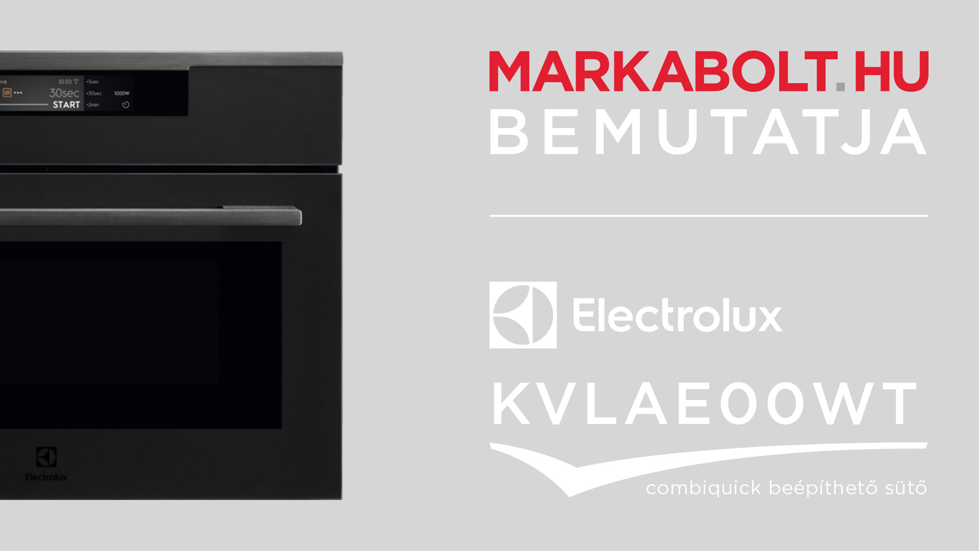 N&eacute;zd meg a Electrolux KVLAE00WT vide&oacute;j&aacute;t