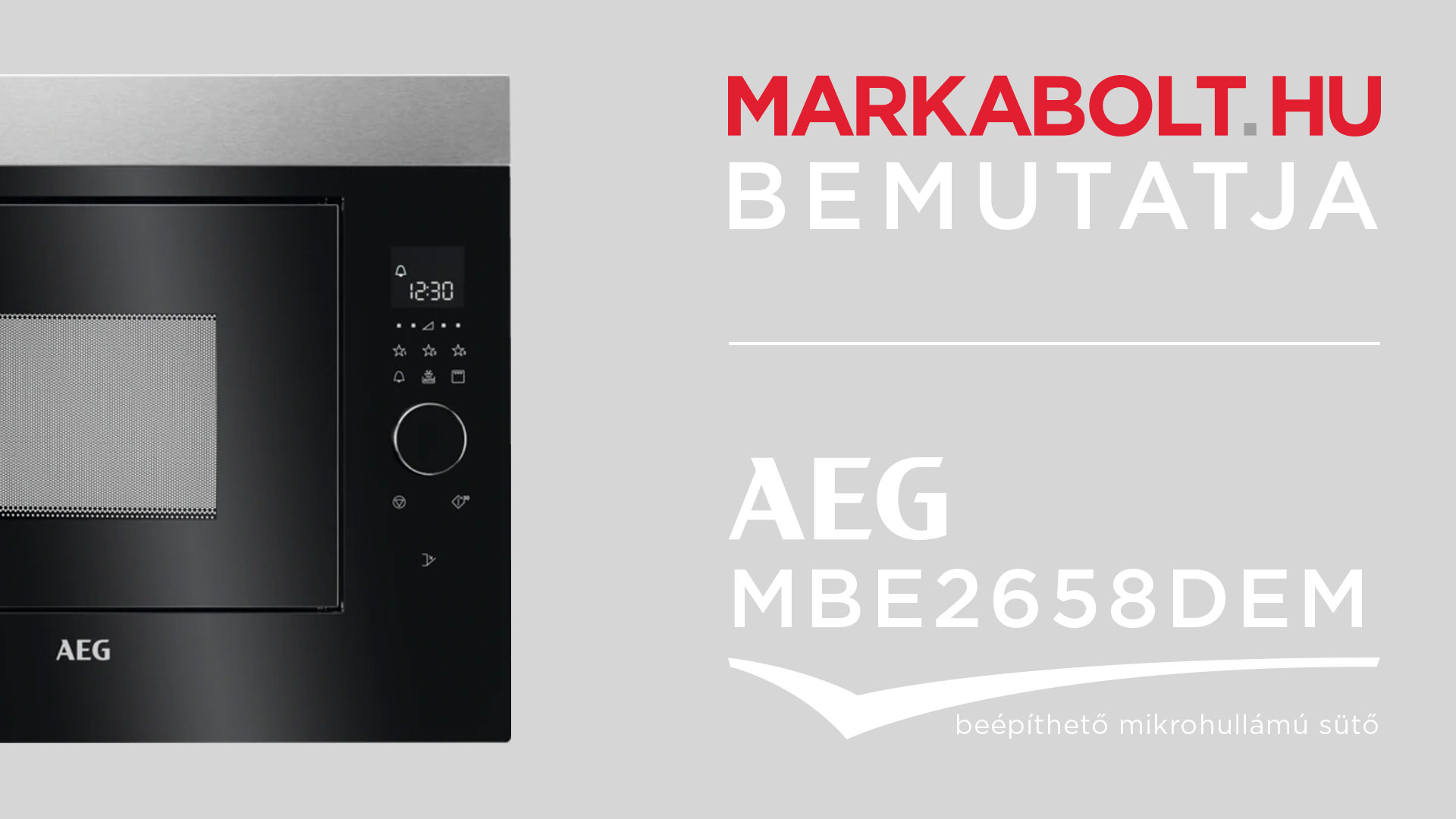 N&eacute;zd meg a AEG MBE2658DEM vide&oacute;j&aacute;t