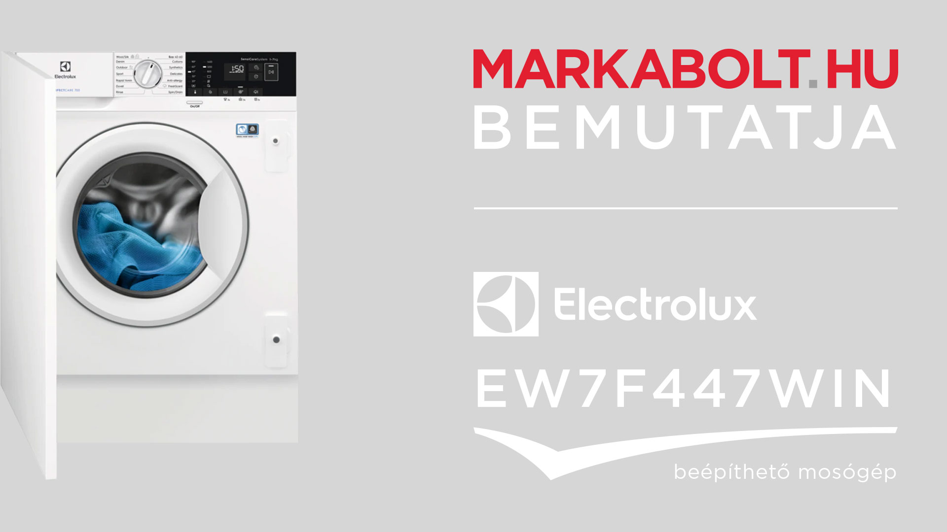 N&eacute;zd meg a Electrolux EW7F447WIN vide&oacute;j&aacute;t