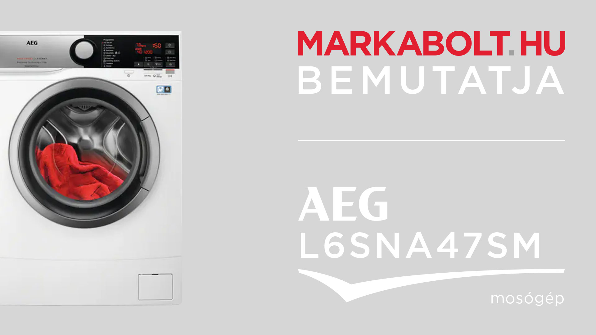 N&eacute;zd meg a AEG L6SNA47SM vide&oacute;j&aacute;t