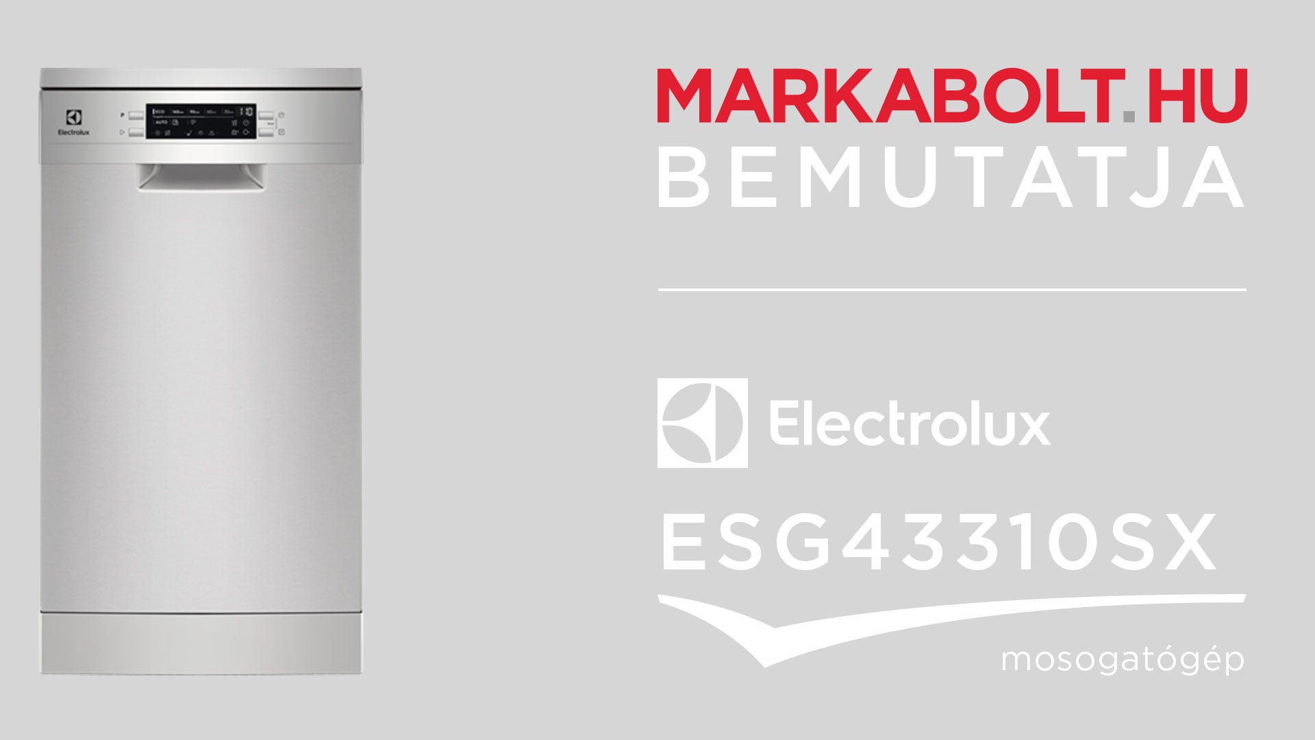 N&eacute;zd meg a Electrolux ESG43310SX vide&oacute;j&aacute;t