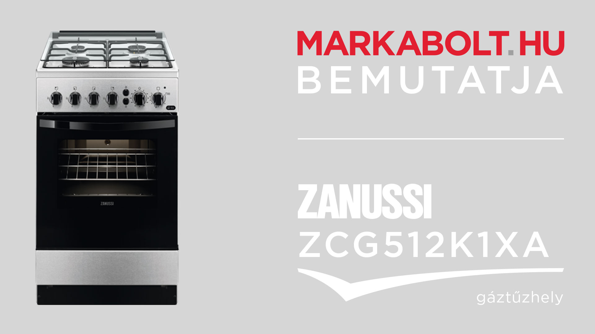 N&eacute;zd meg a Zanussi ZCG512K1XA vide&oacute;j&aacute;t