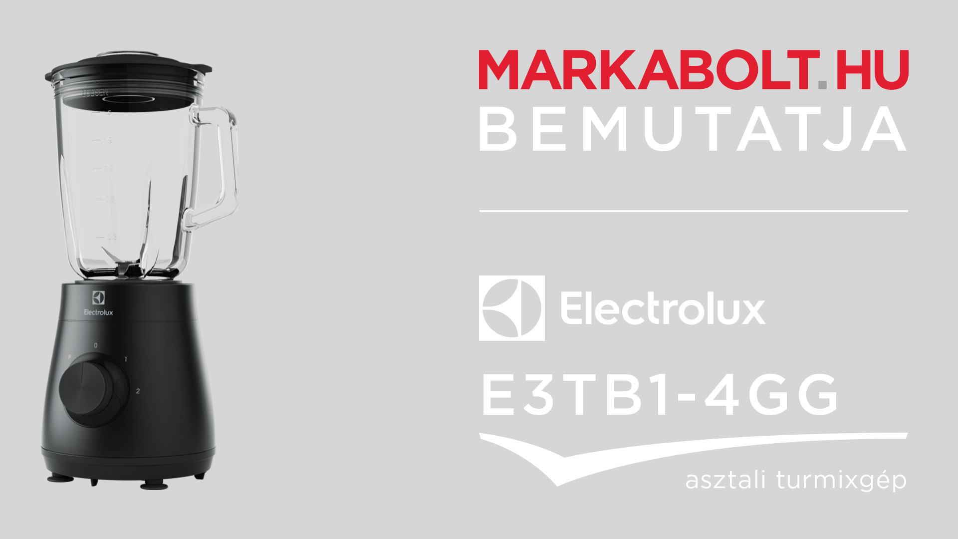N&eacute;zd meg a Electrolux E3TB1-4GG vide&oacute;j&aacute;t