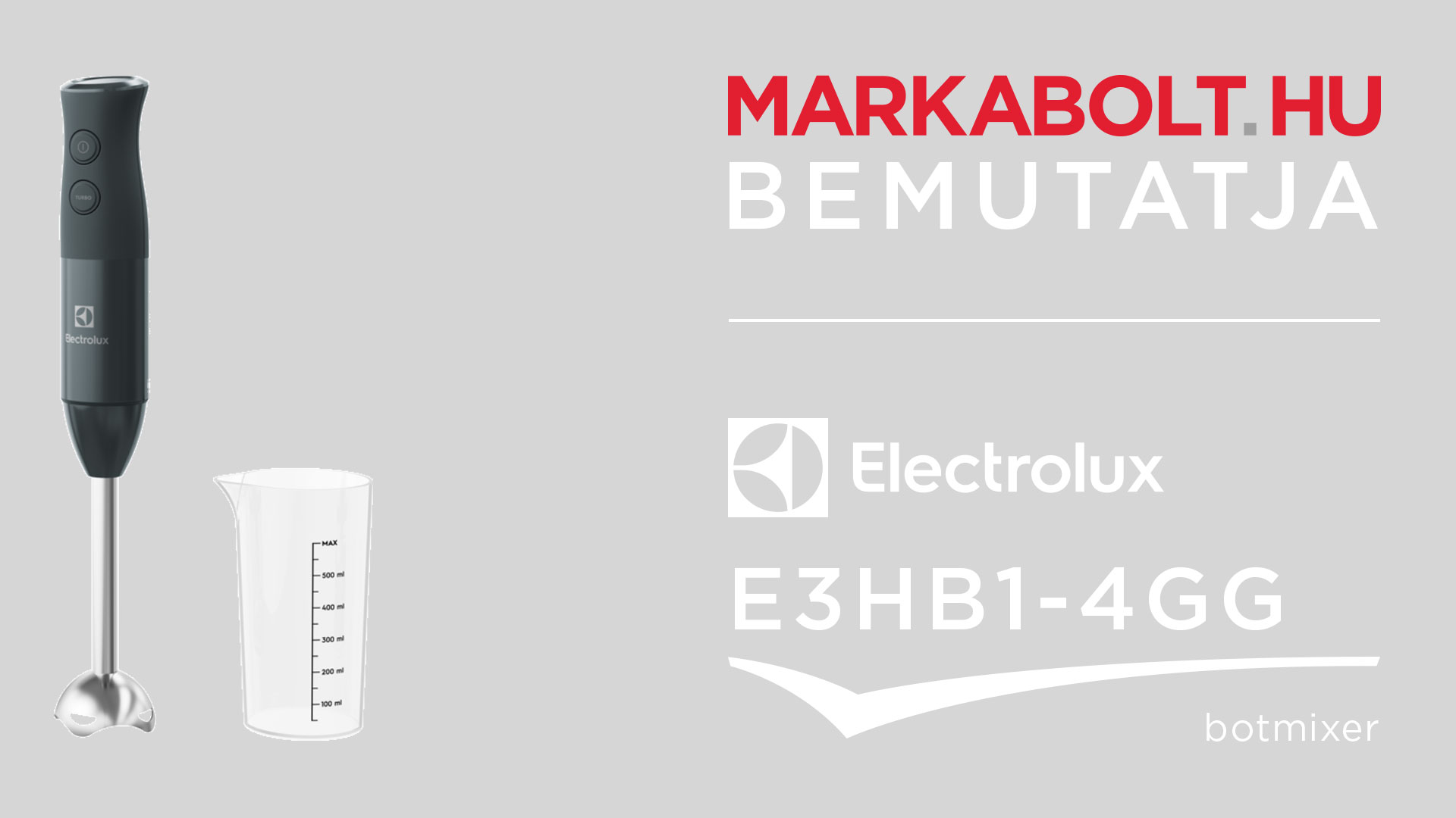 N&eacute;zd meg a Electrolux E3HB1-4GG vide&oacute;j&aacute;t