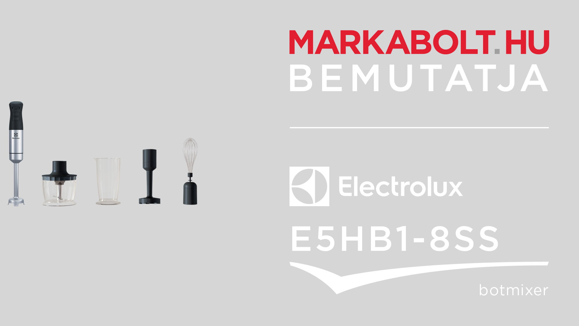 N&eacute;zd meg a Electrolux E5HB1-8SS vide&oacute;j&aacute;t