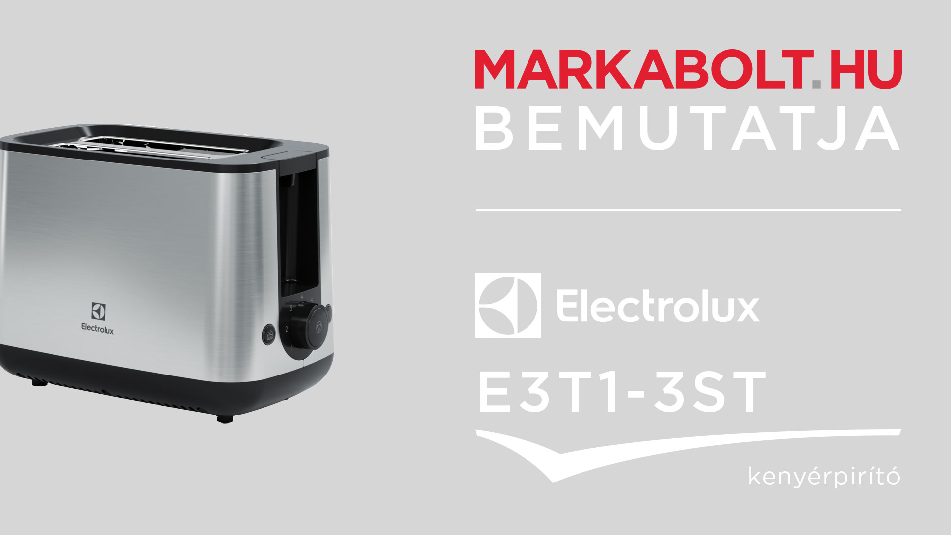 N&eacute;zd meg a Electrolux E3T1-3ST vide&oacute;j&aacute;t