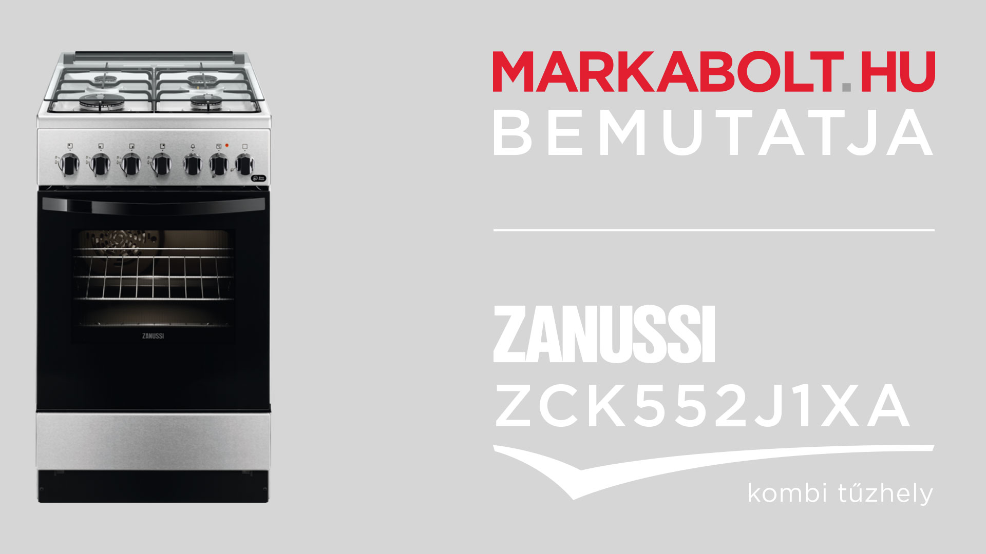 N&eacute;zd meg a Zanussi ZCK552J1XA vide&oacute;j&aacute;t
