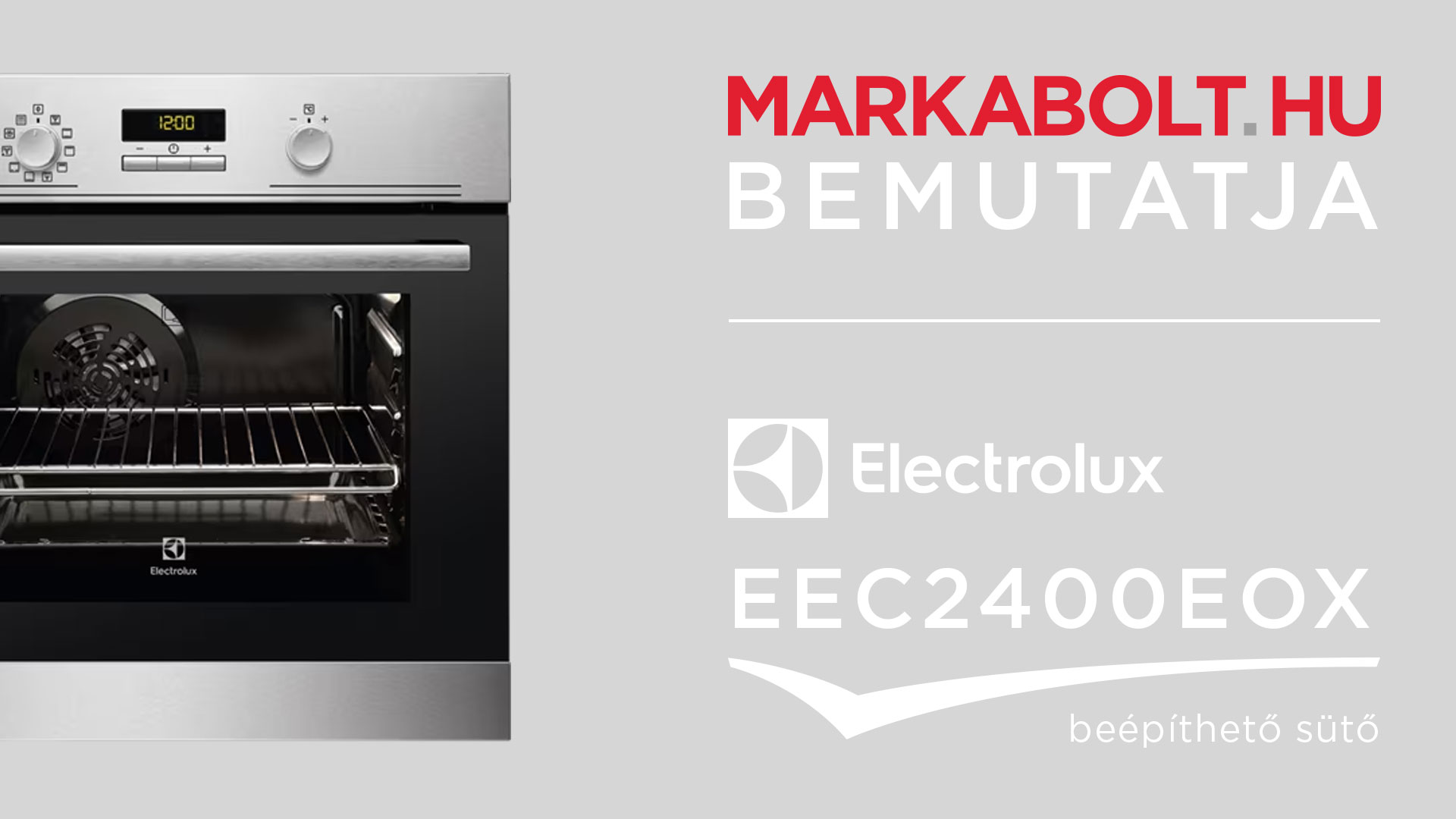 N&eacute;zd meg a Electrolux EEC2400EOX vide&oacute;j&aacute;t
