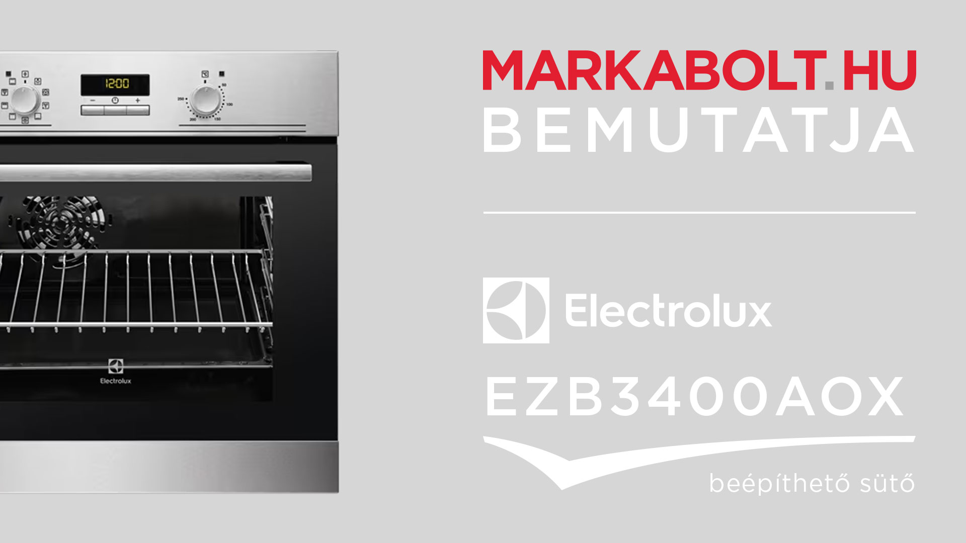 N&eacute;zd meg a Electrolux EZB3400AOX vide&oacute;j&aacute;t