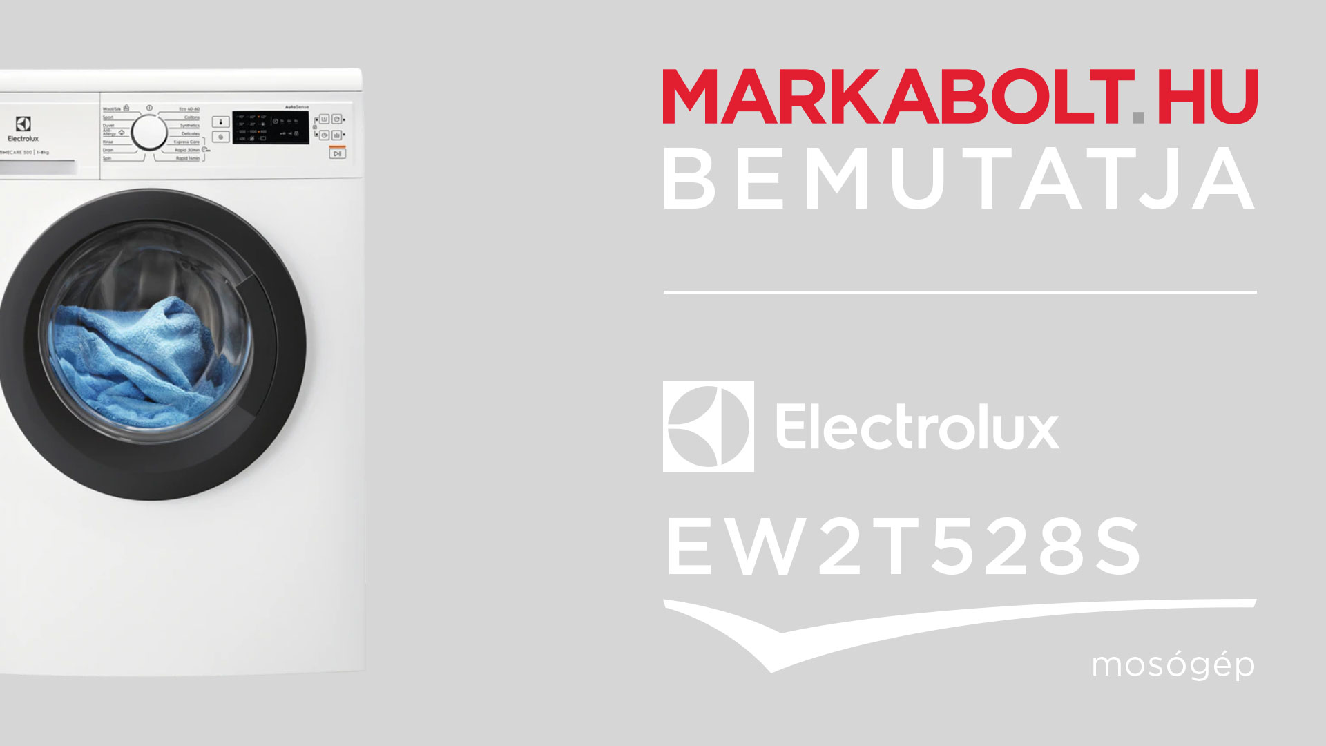 N&eacute;zd meg a Electrolux EW2T528S vide&oacute;j&aacute;t