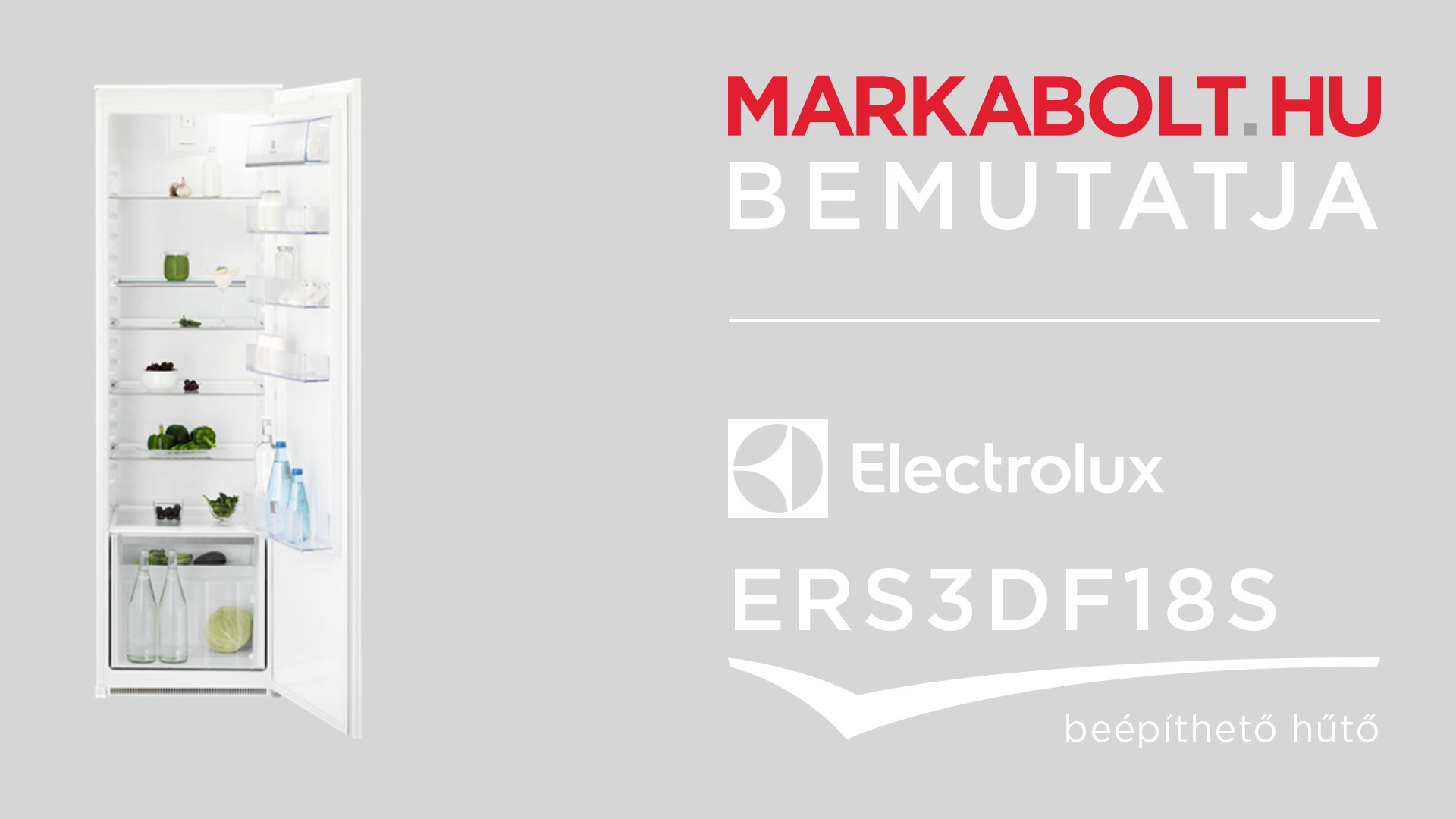 N&eacute;zd meg a Electrolux ERS3DF18S vide&oacute;j&aacute;t
