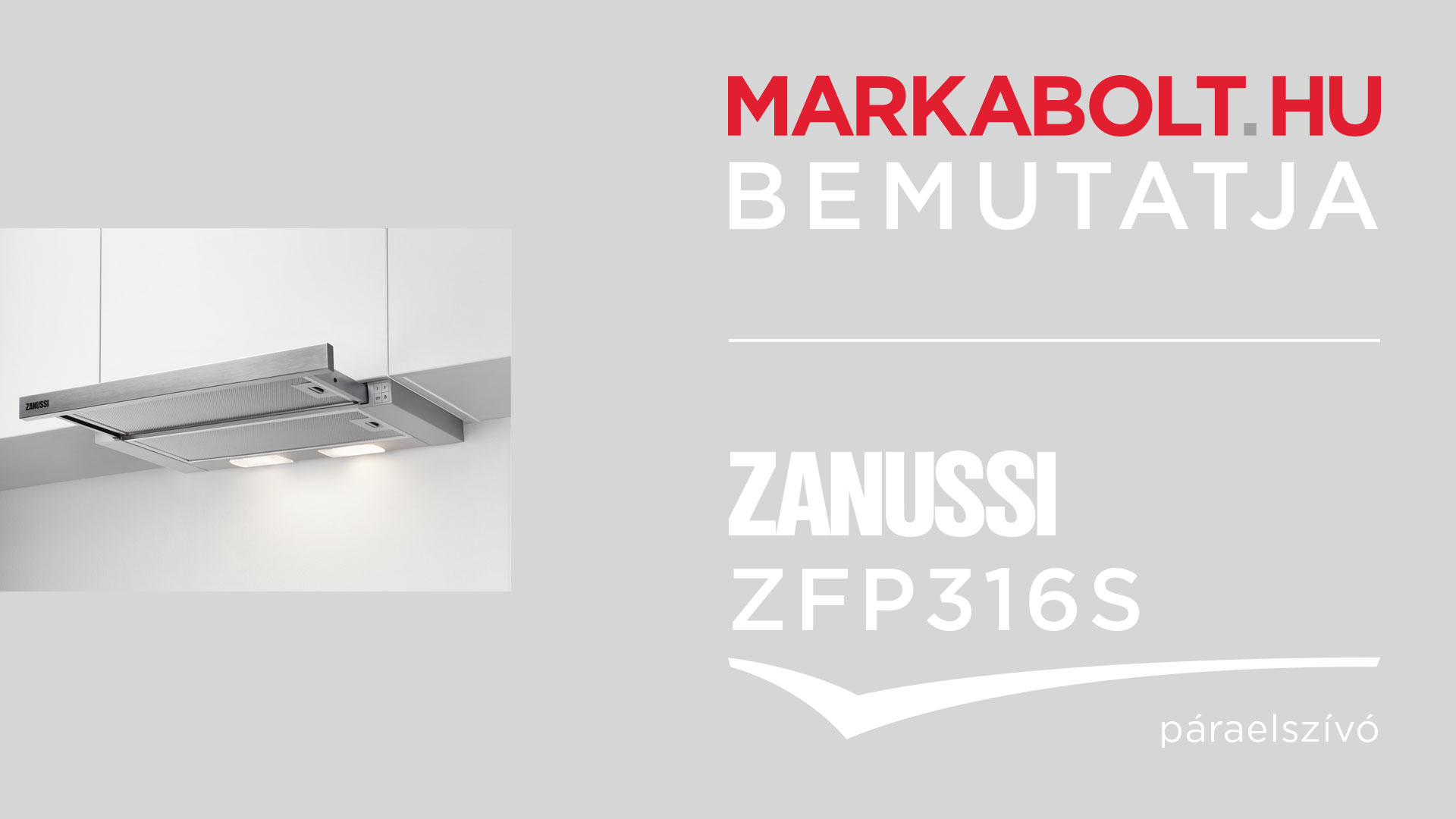 N&eacute;zd meg a Zanussi ZFP316S vide&oacute;j&aacute;t