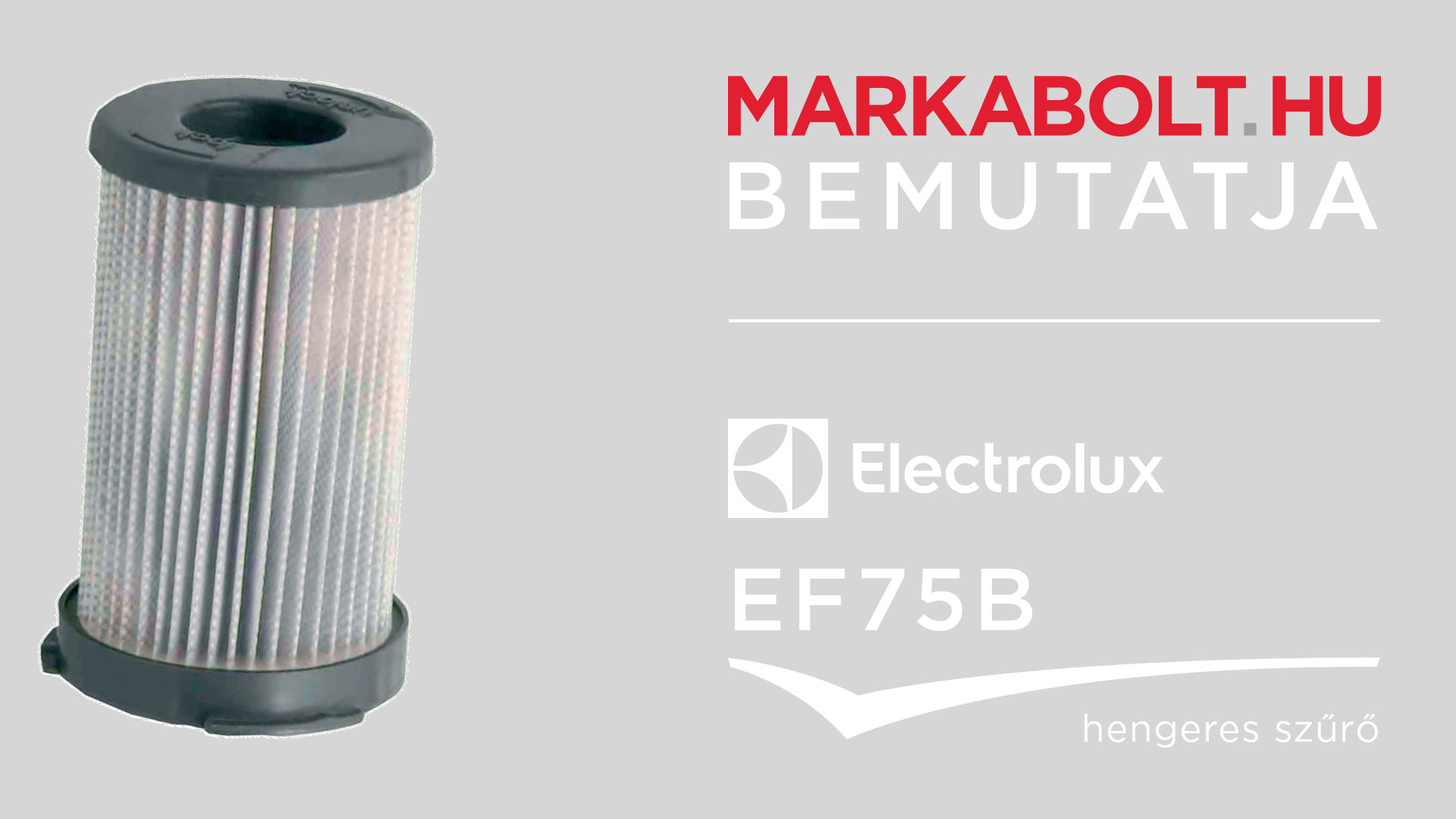 N&eacute;zd meg a Electrolux EF 75B vide&oacute;j&aacute;t