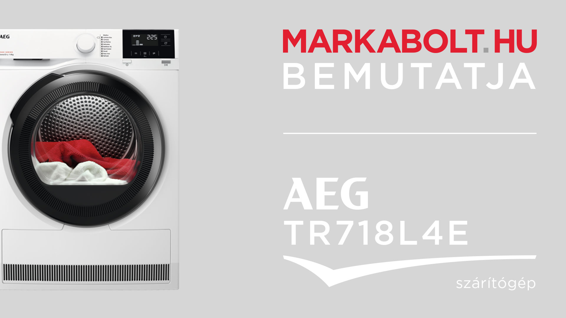 N&eacute;zd meg a AEG TR718L4E vide&oacute;j&aacute;t