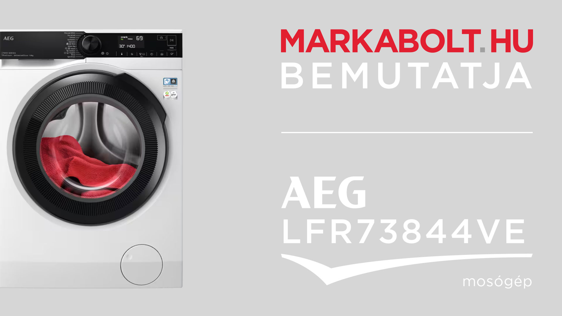 N&eacute;zd meg a AEG LFR73844VE vide&oacute;j&aacute;t