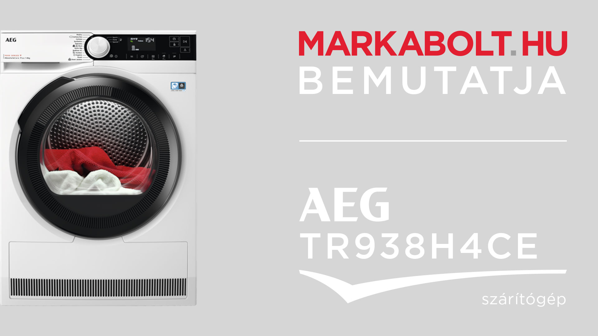 N&eacute;zd meg a AEG TR938H4CE vide&oacute;j&aacute;t