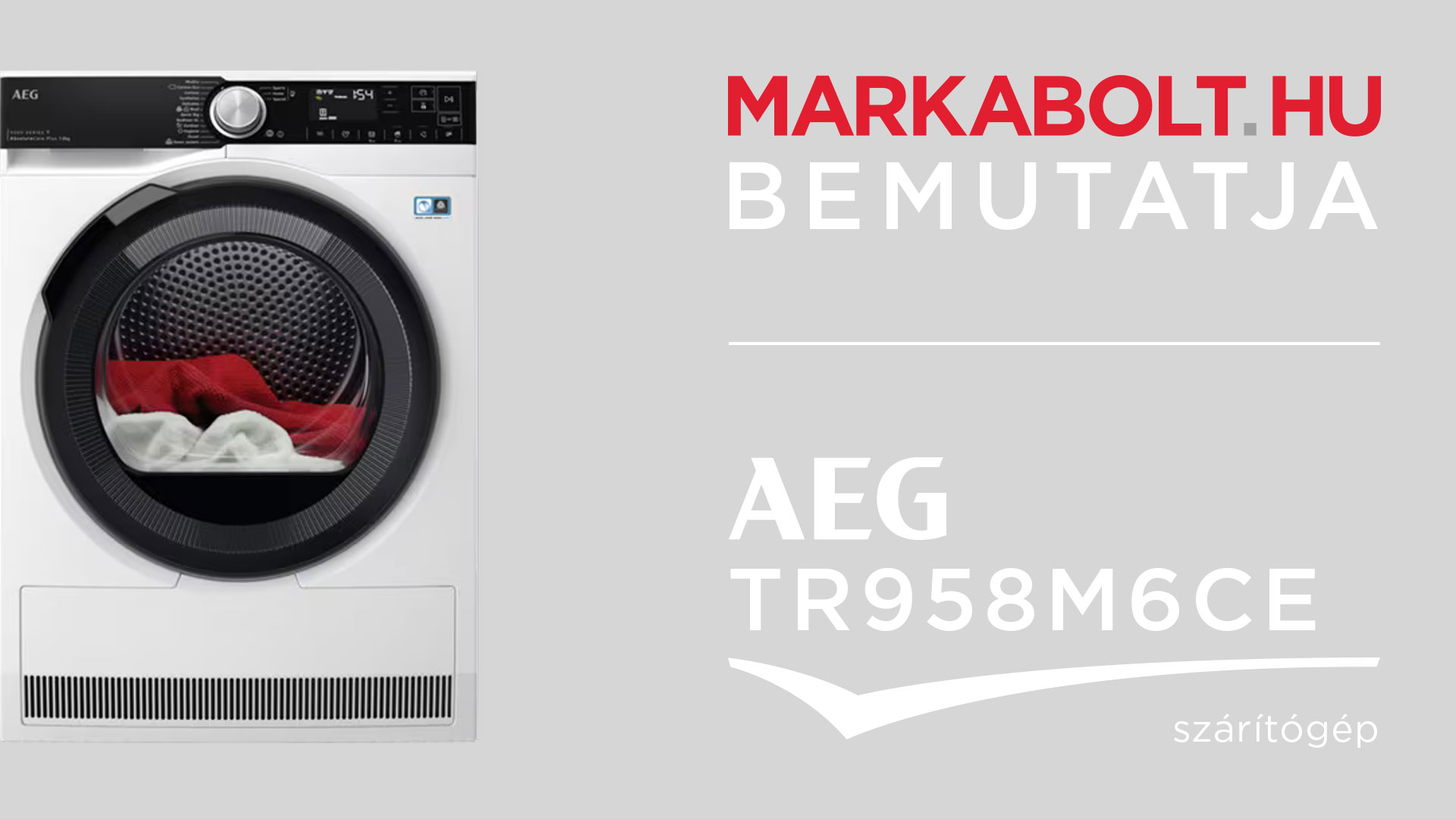 N&eacute;zd meg a AEG TR958M6CE vide&oacute;j&aacute;t