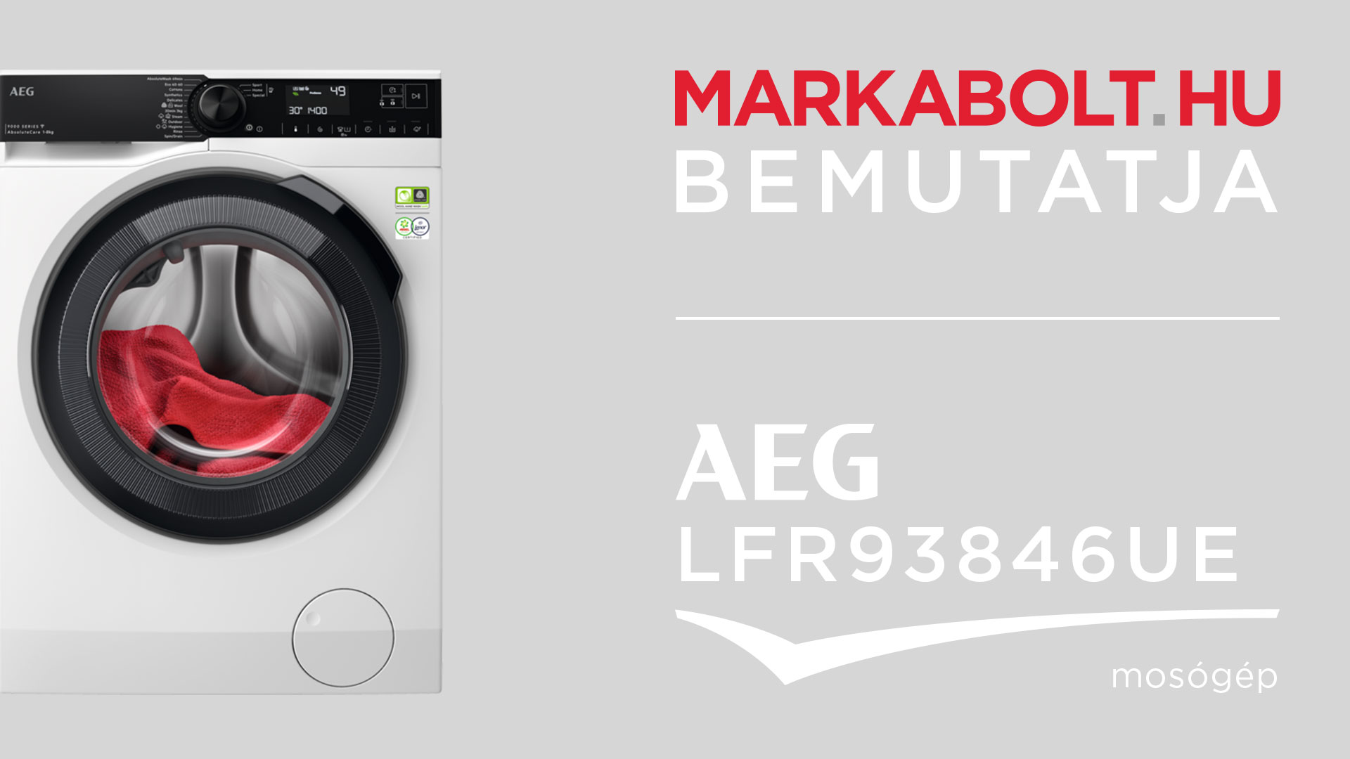 N&eacute;zd meg a AEG LFR93846UE vide&oacute;j&aacute;t