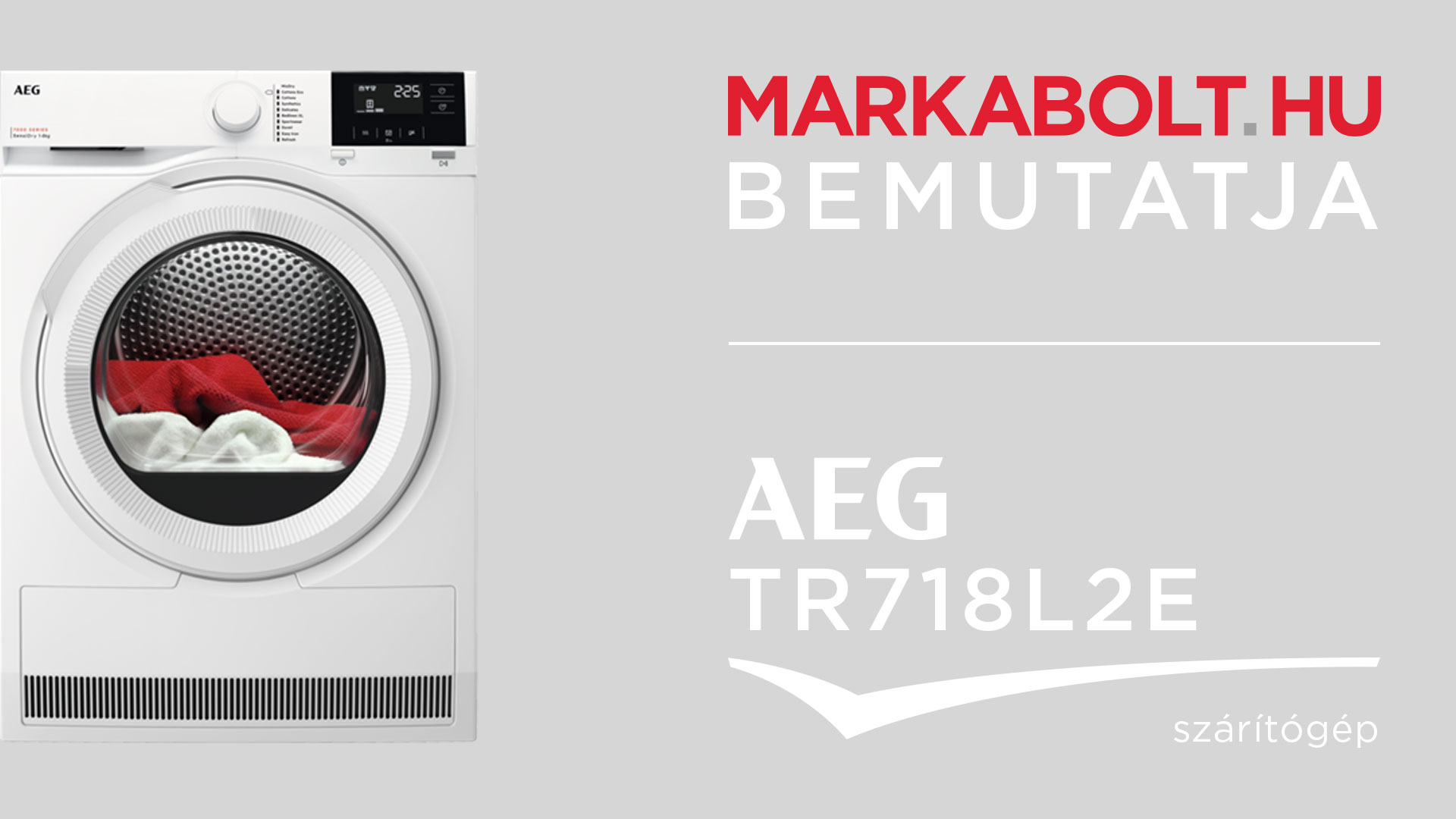 N&eacute;zd meg a AEG TR718L2E vide&oacute;j&aacute;t