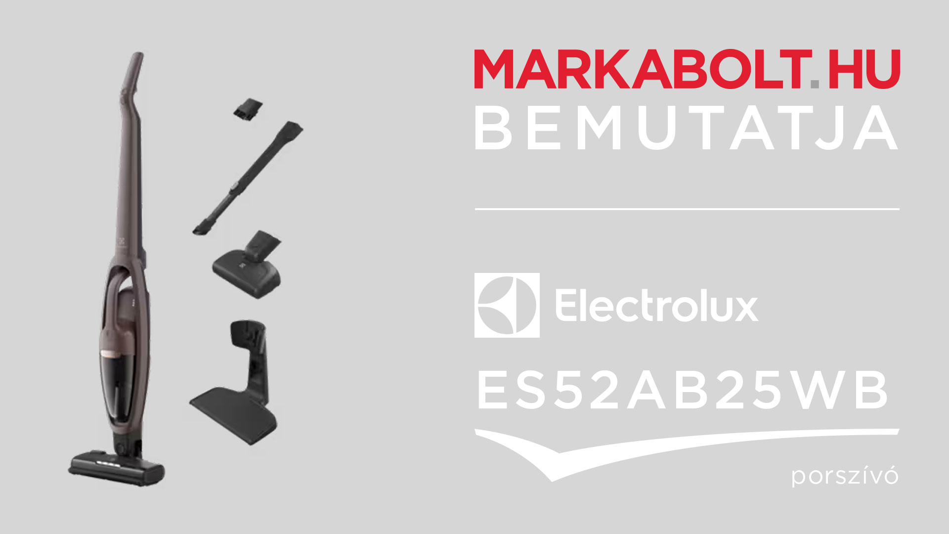 N&eacute;zd meg a Electrolux ES52AB25WB vide&oacute;j&aacute;t