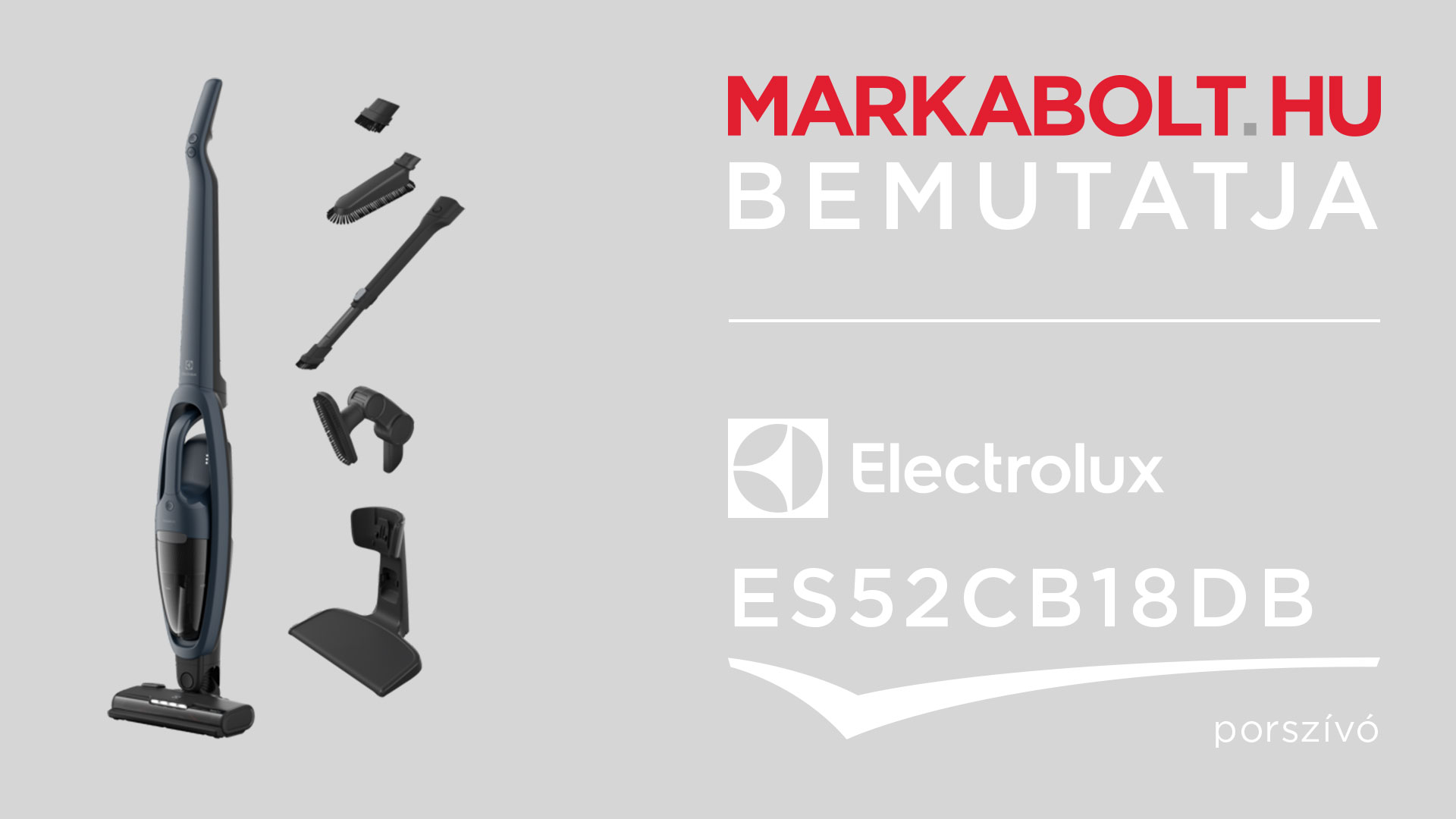N&eacute;zd meg a Electrolux ES52CB18DB vide&oacute;j&aacute;t