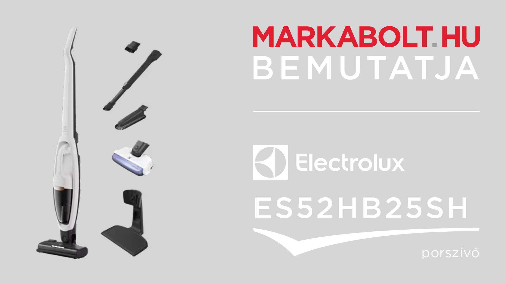 N&eacute;zd meg a Electrolux ES52HB25SH vide&oacute;j&aacute;t
