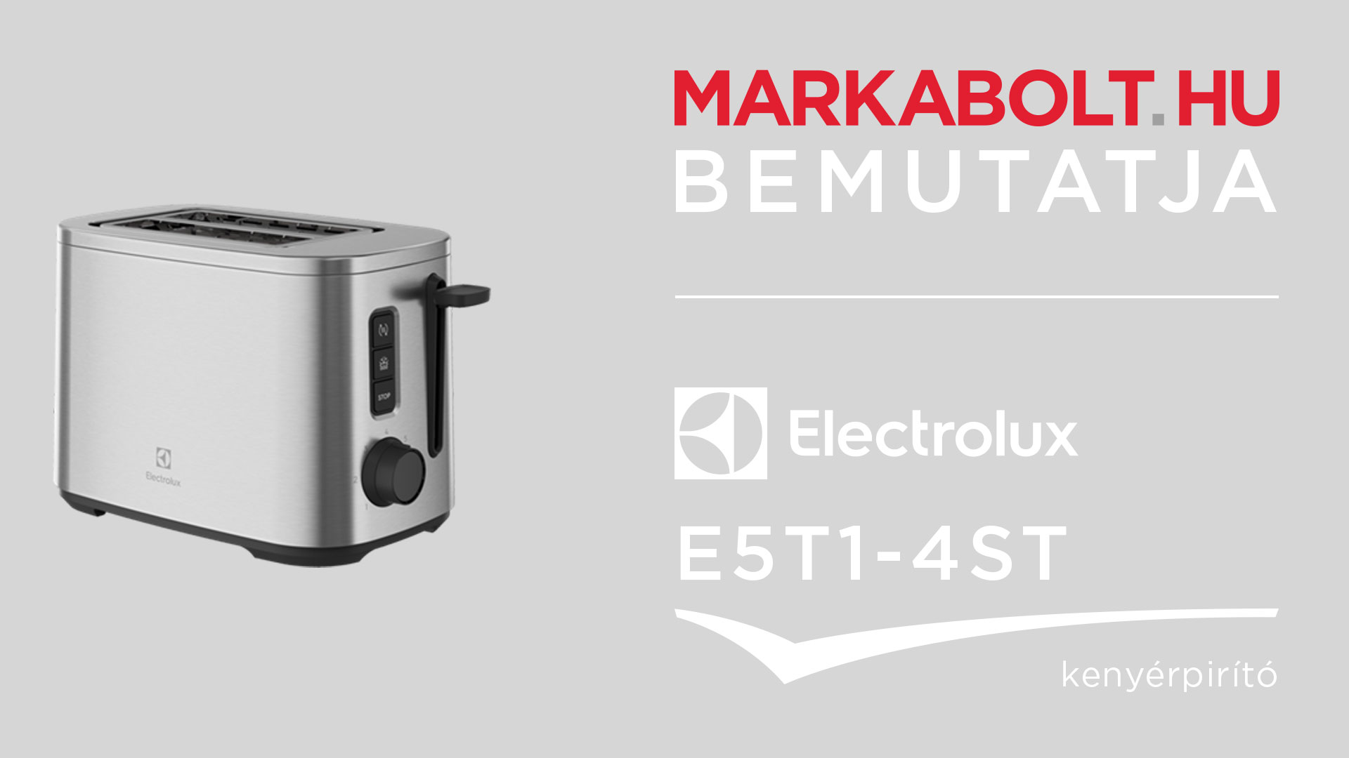 N&eacute;zd meg a Electrolux E5T1-4ST vide&oacute;j&aacute;t