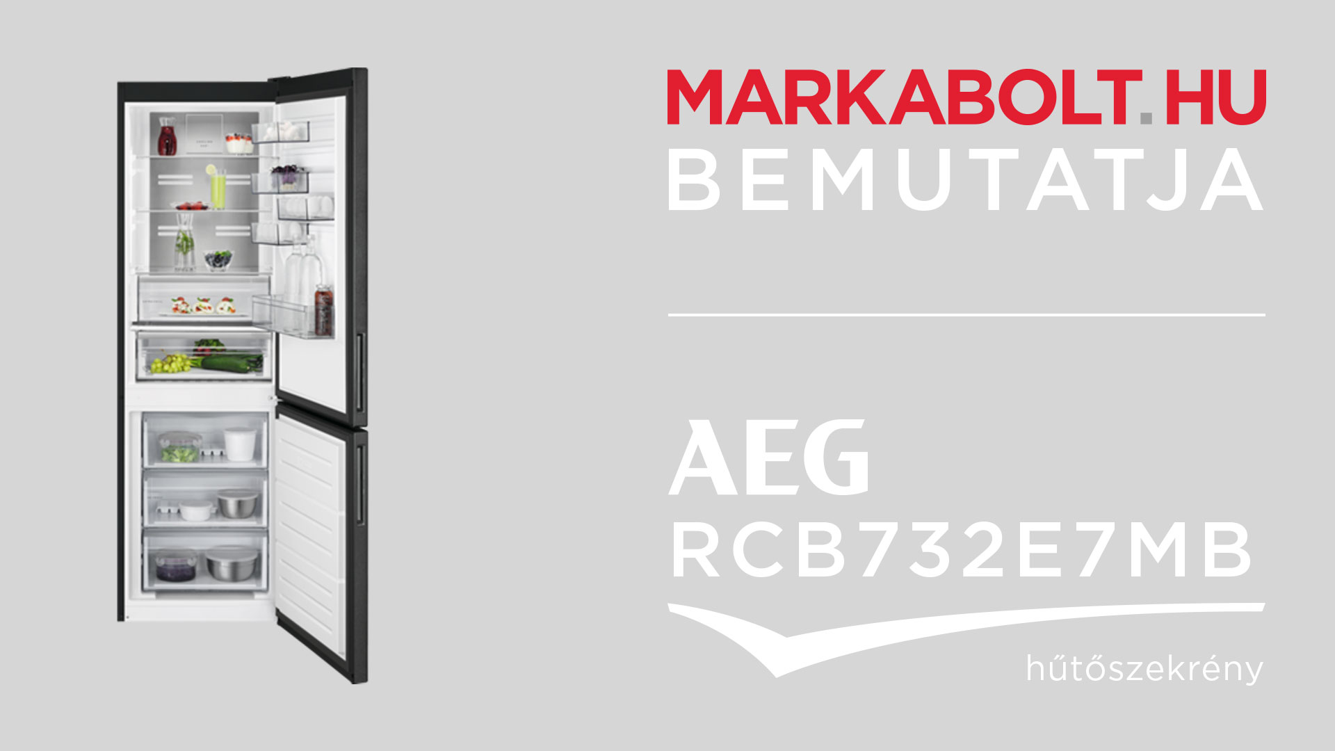 N&eacute;zd meg a AEG RCB732E7MB vide&oacute;j&aacute;t