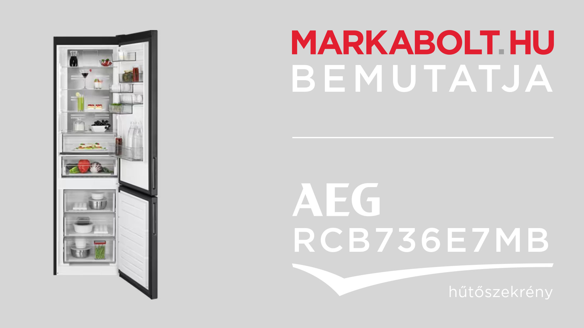 N&eacute;zd meg a AEG RCB736E7MB vide&oacute;j&aacute;t