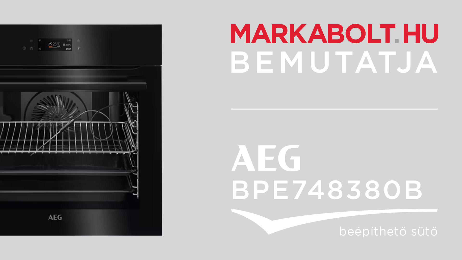 N&eacute;zd meg a AEG BPE748380B vide&oacute;j&aacute;t