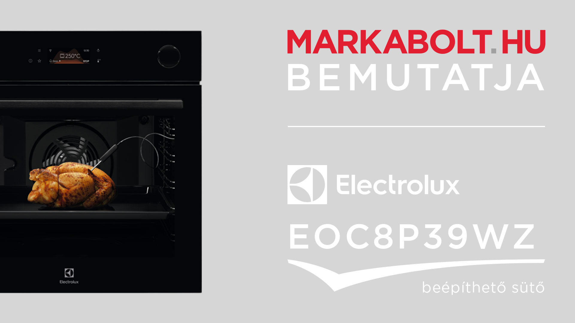 N&eacute;zd meg a Electrolux EOC8P39WZ vide&oacute;j&aacute;t