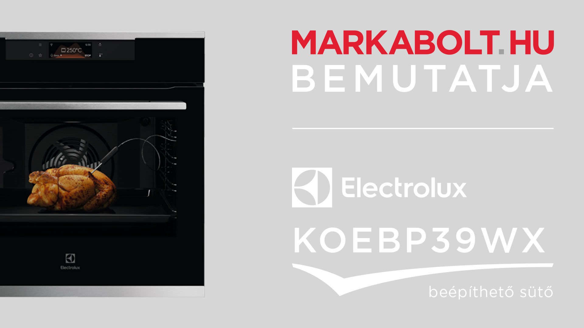 N&eacute;zd meg a Electrolux KOEBP39WX vide&oacute;j&aacute;t