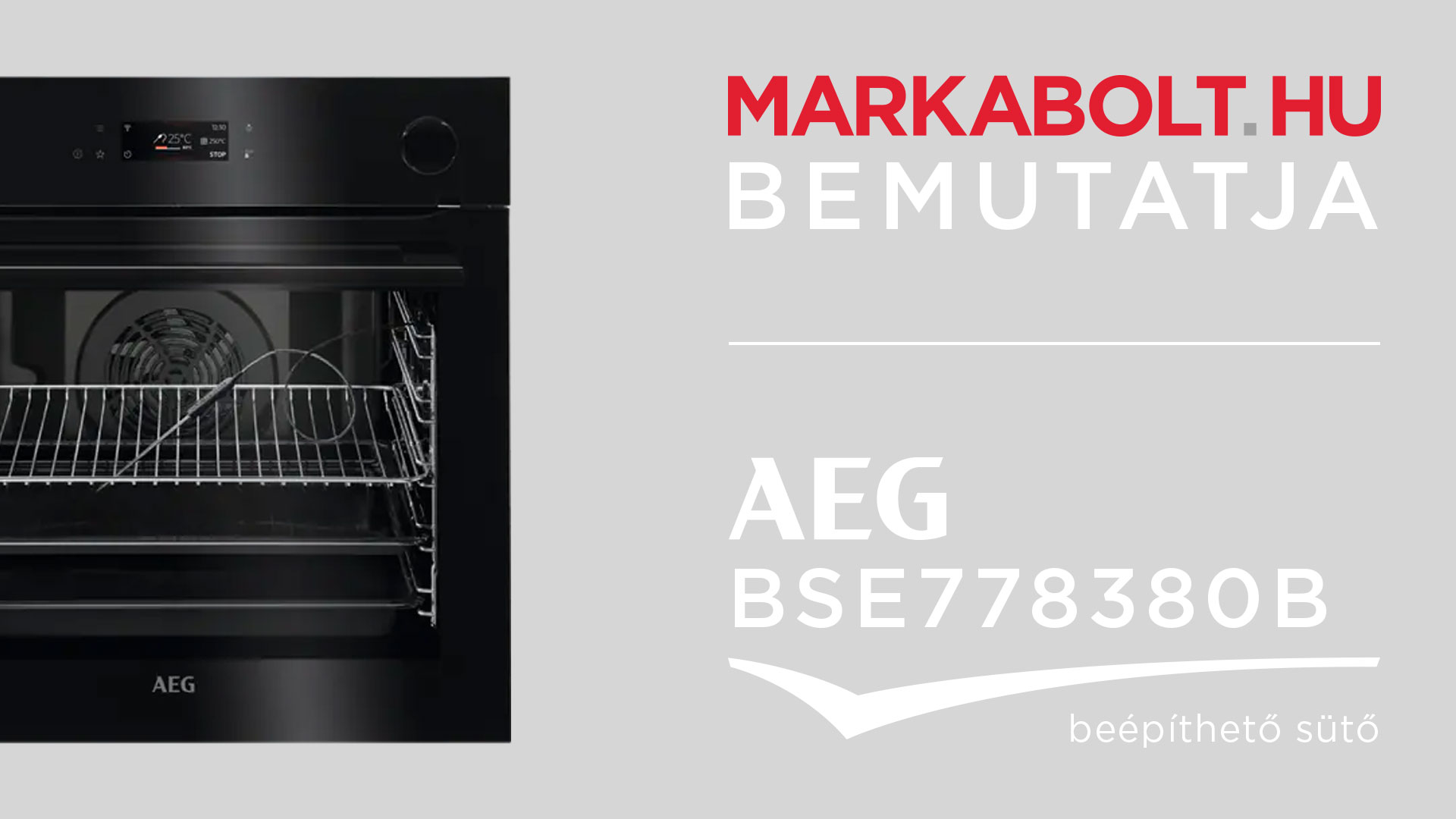 N&eacute;zd meg a AEG BSE778380B vide&oacute;j&aacute;t