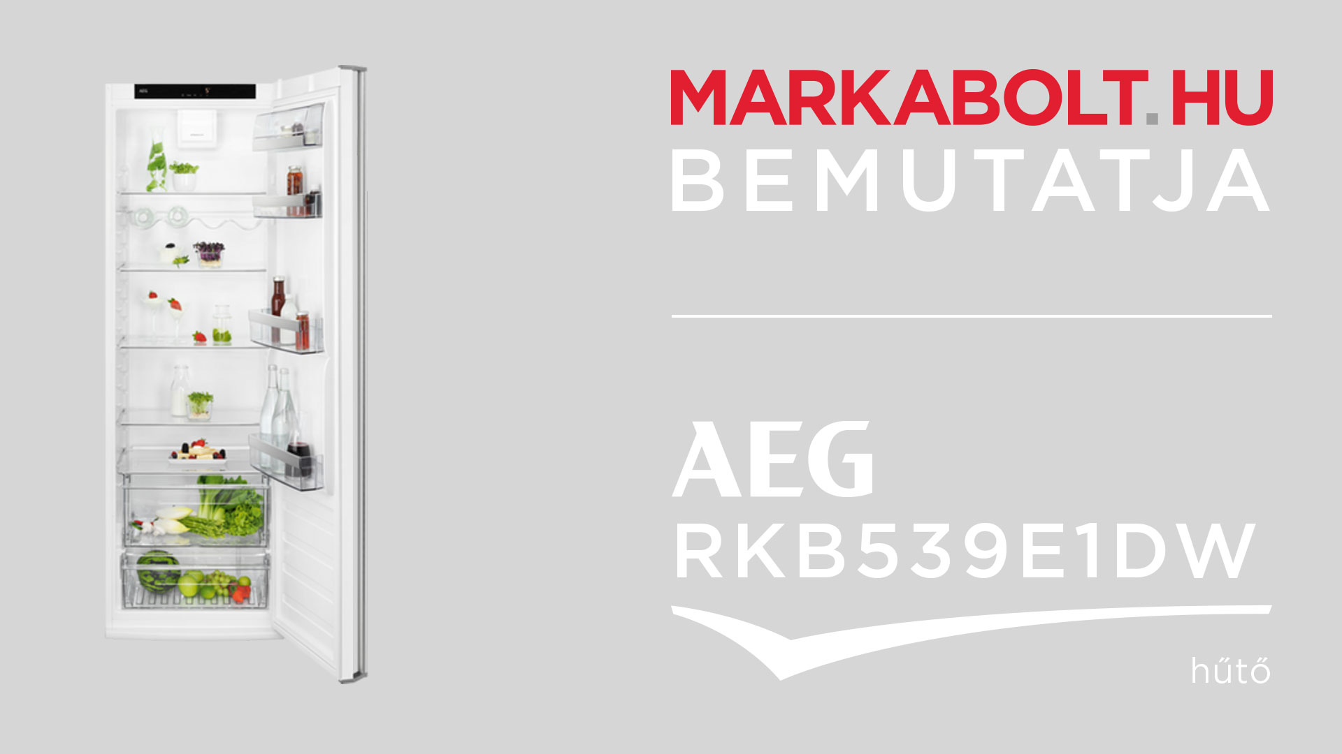 N&eacute;zd meg a AEG RKB539E1DW vide&oacute;j&aacute;t