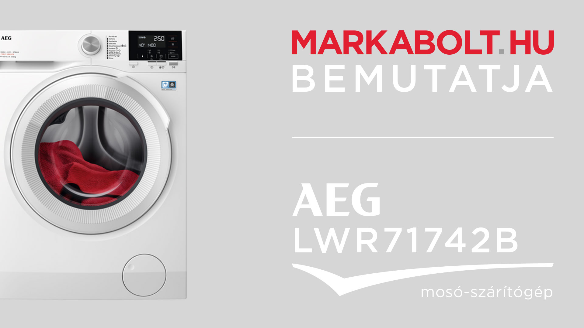 N&eacute;zd meg a AEG LWR71742B vide&oacute;j&aacute;t