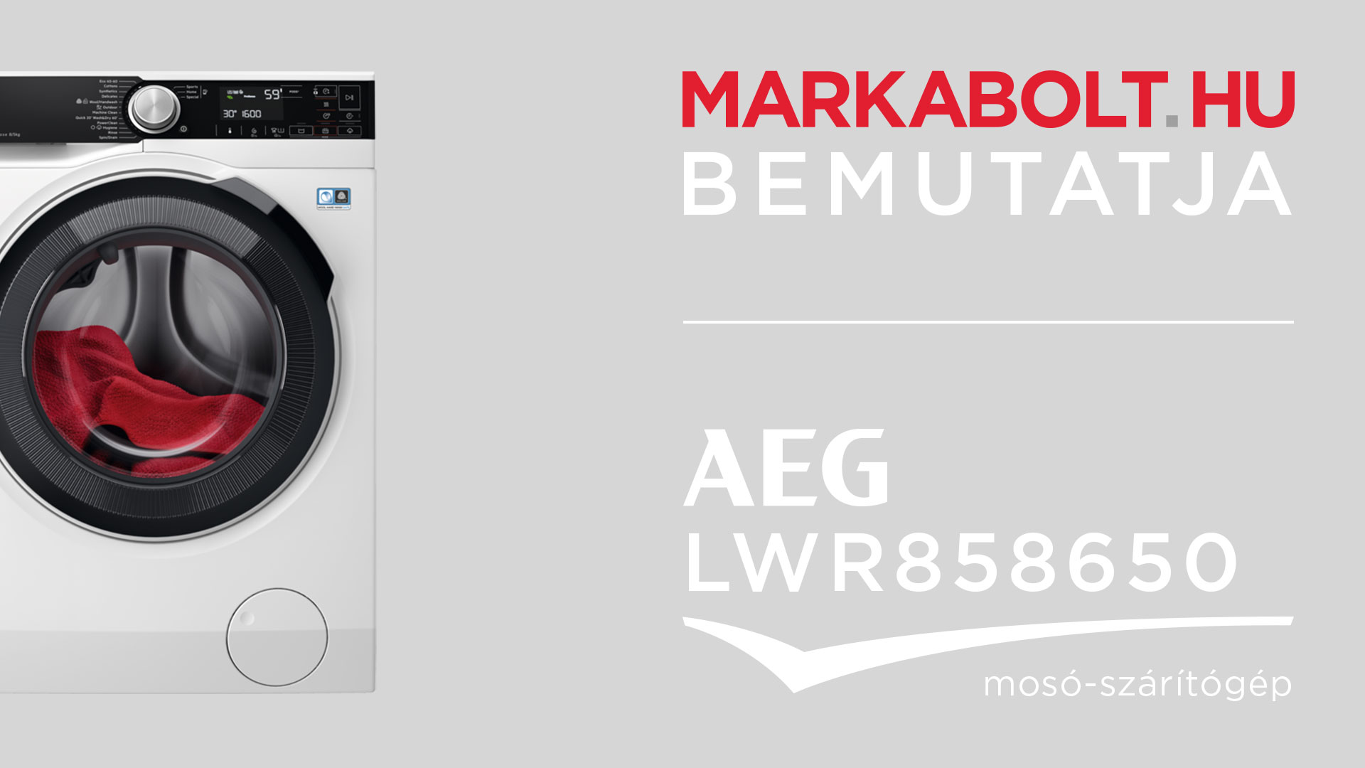 N&eacute;zd meg a AEG LWR85865O vide&oacute;j&aacute;t