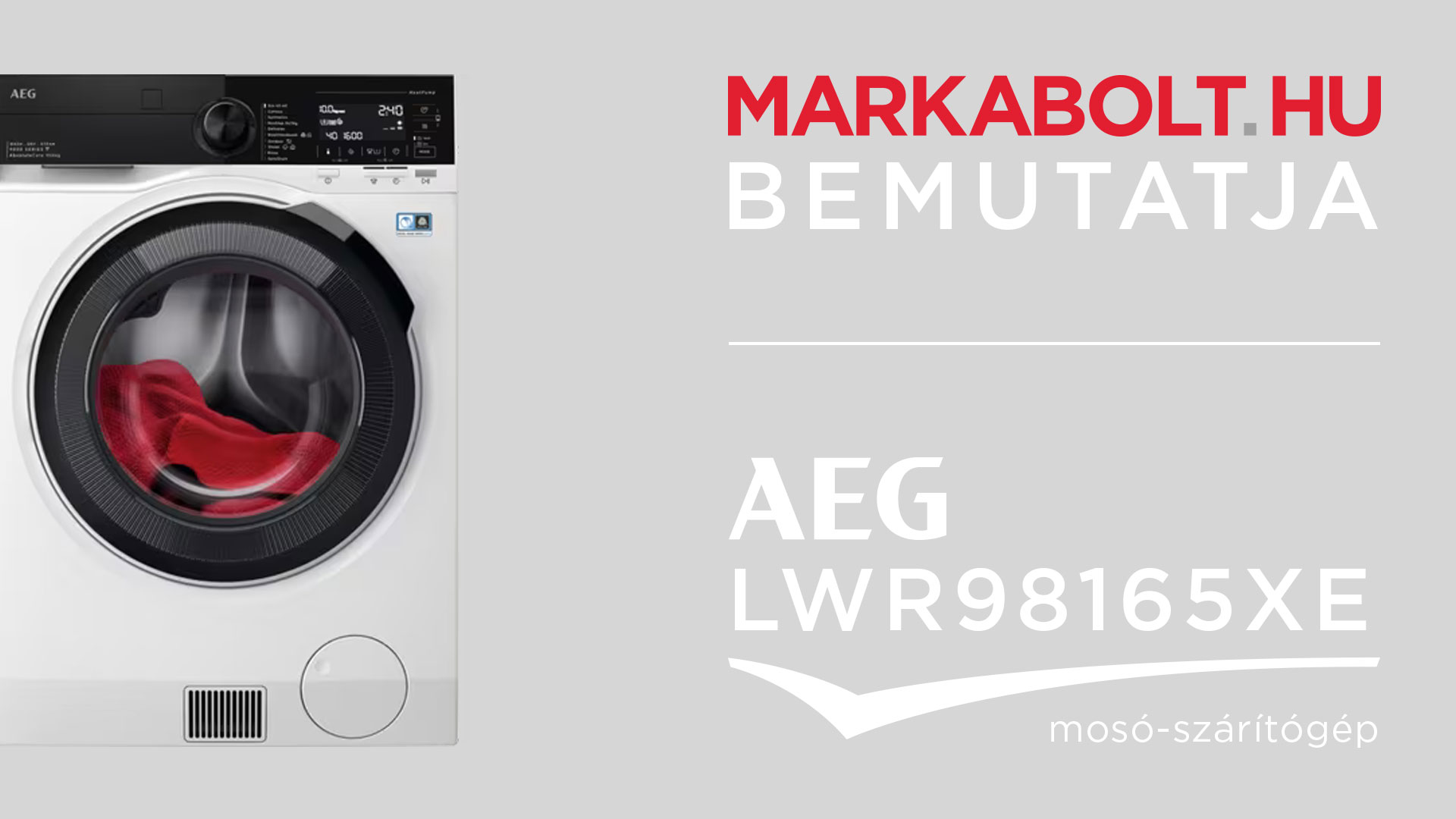 N&eacute;zd meg a AEG LWR98165XE vide&oacute;j&aacute;t