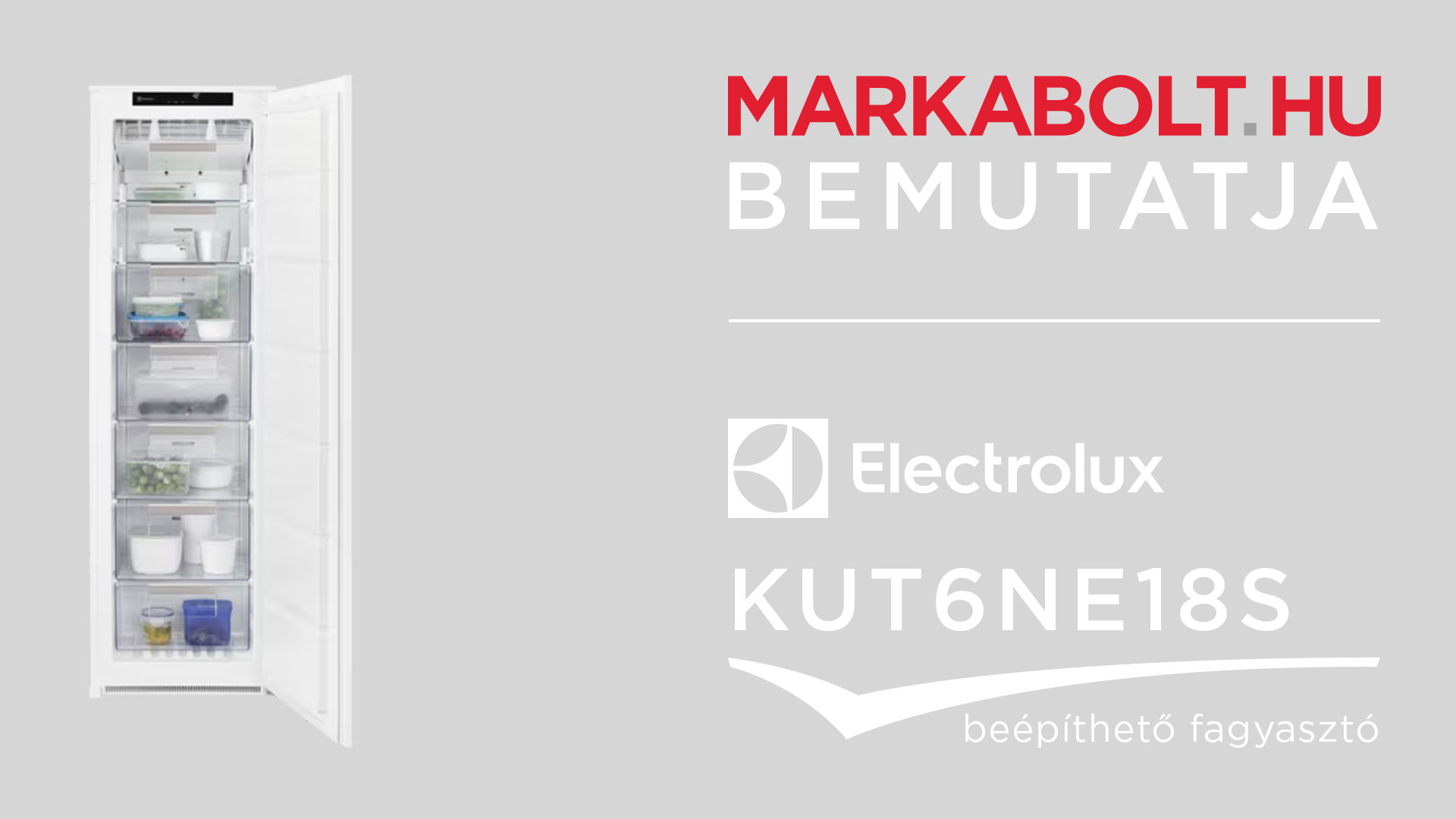 N&eacute;zd meg a Electrolux KUT6NE18S vide&oacute;j&aacute;t