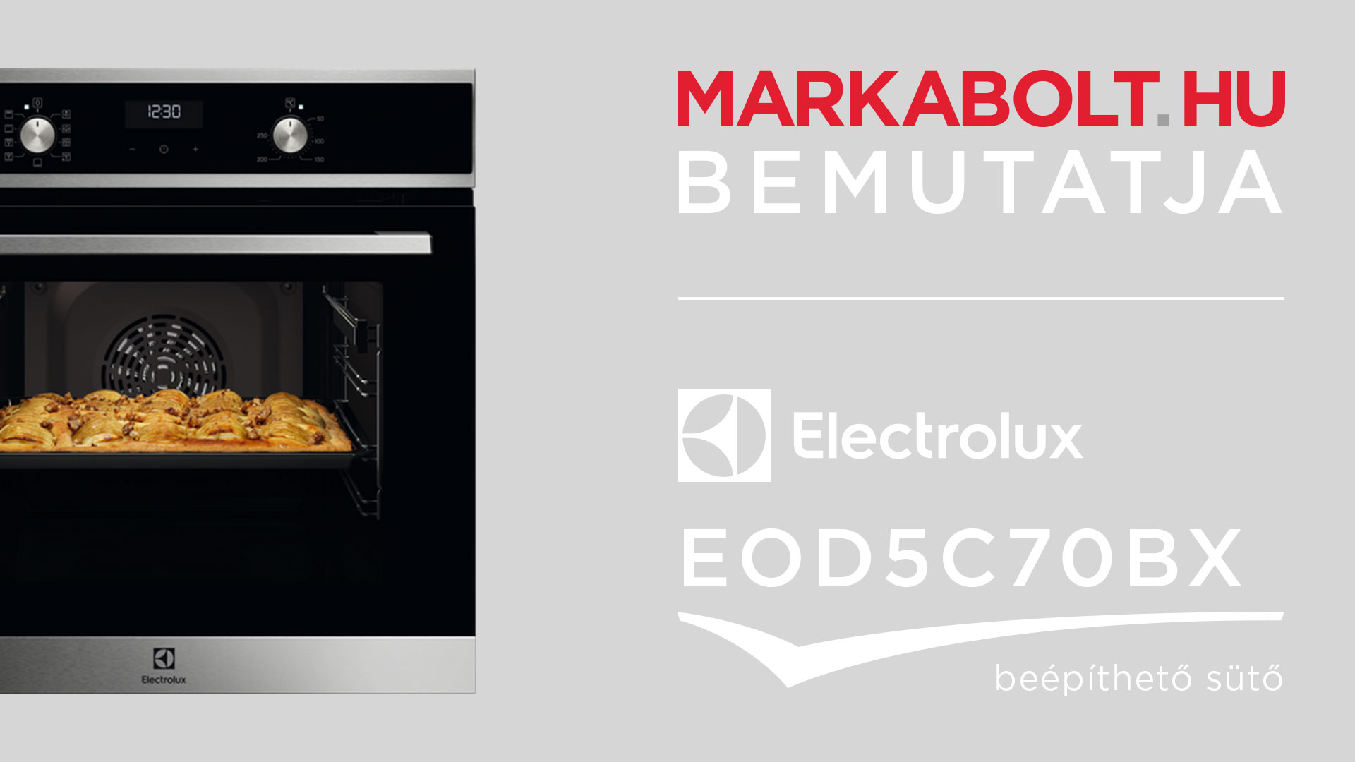 N&eacute;zd meg a Electrolux EOD5C70BX vide&oacute;j&aacute;t