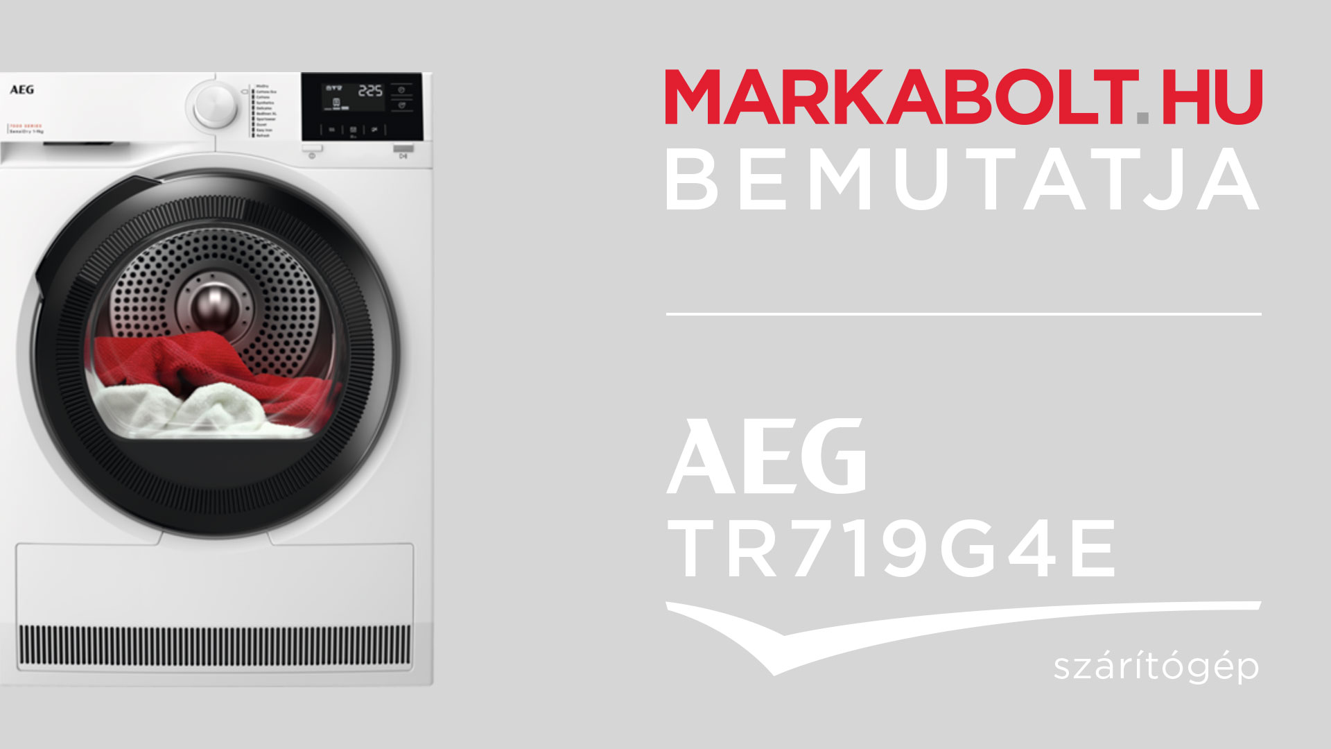 N&eacute;zd meg a AEG TR719G4E vide&oacute;j&aacute;t