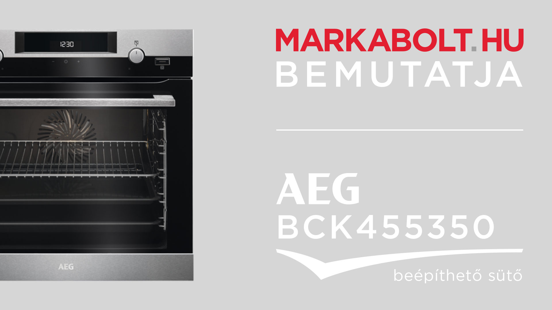 N&eacute;zd meg a AEG BCK455350M vide&oacute;j&aacute;t