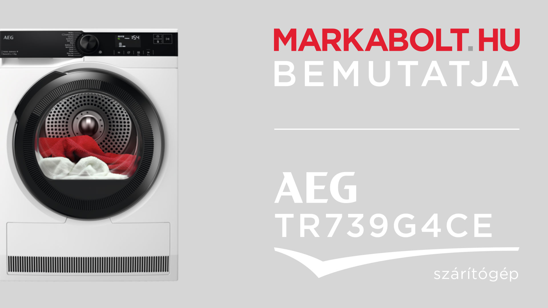 N&eacute;zd meg a AEG TR739G4CE vide&oacute;j&aacute;t