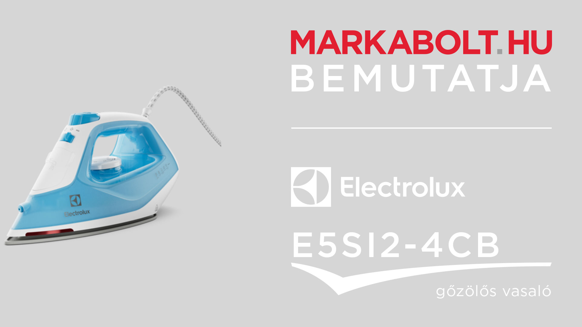 N&eacute;zd meg a Electrolux E5SI2-4CB vide&oacute;j&aacute;t