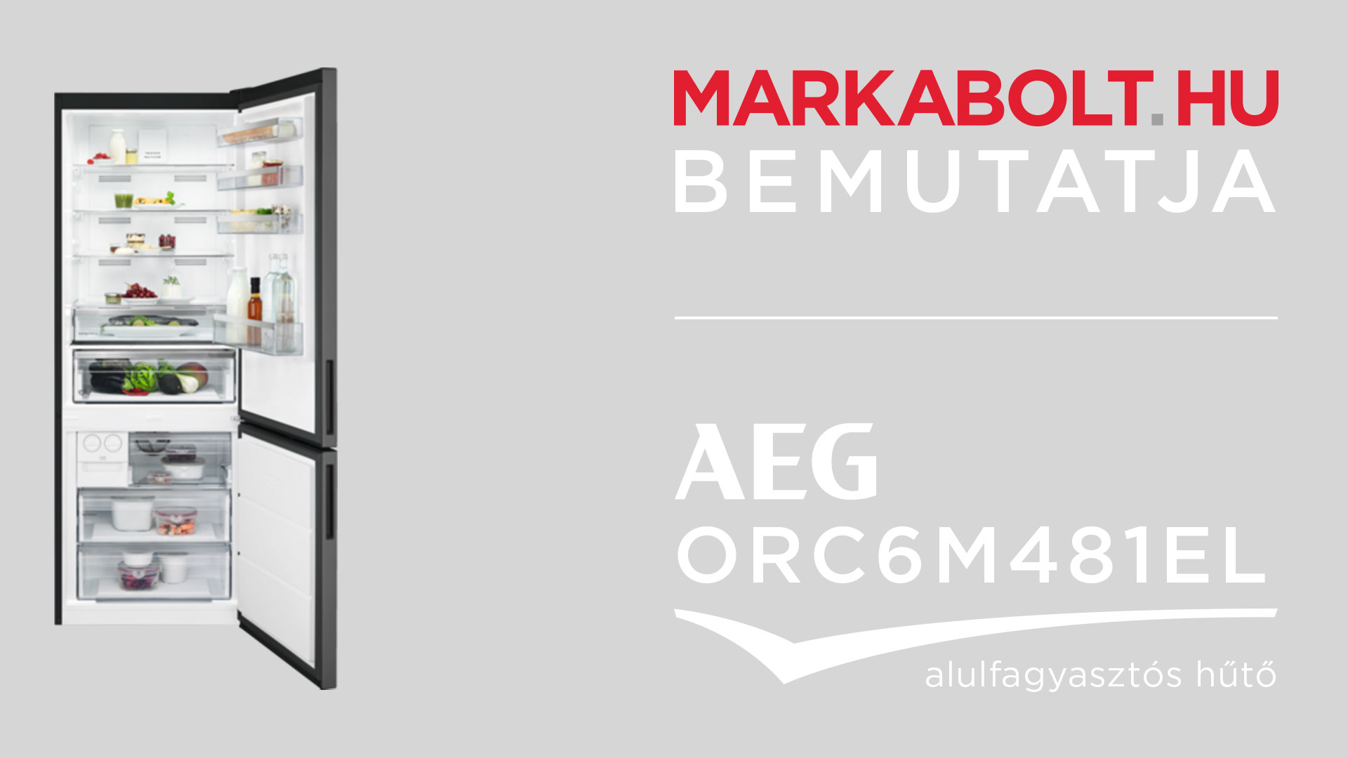 N&eacute;zd meg a AEG ORC6M481EL vide&oacute;j&aacute;t