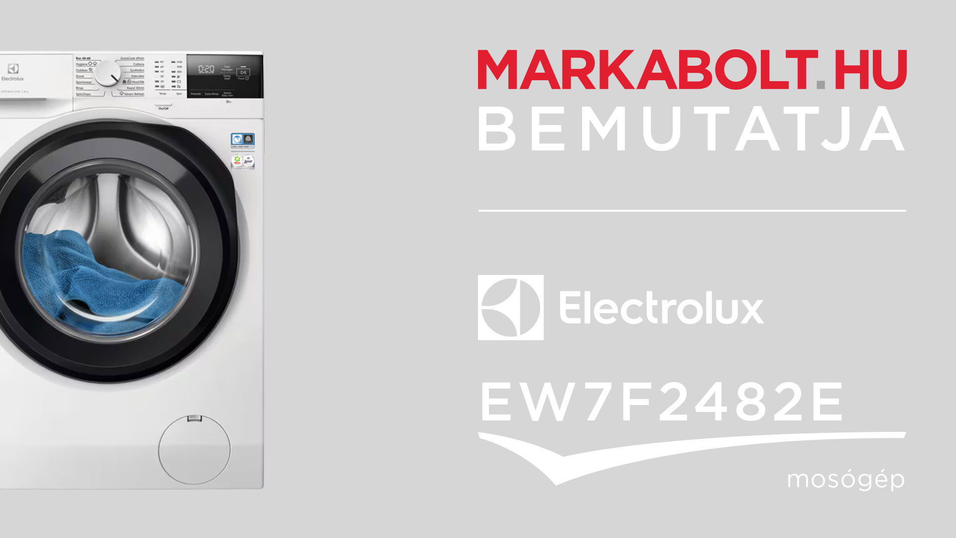 N&eacute;zd meg a Electrolux EW7F2482E vide&oacute;j&aacute;t